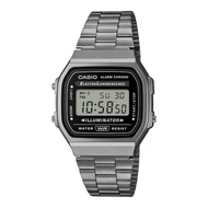 [UNISEX] Casio Vintage Stainless Steel Watch [A168WGG-1ADF]