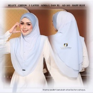 🎁 TUDUNG ADRA - SAIZ L 🎁 TUDUNG 2 LAYER - SAIZ L - Ezzufirda