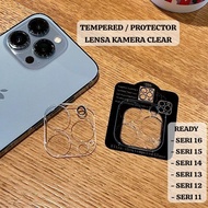 [A] Tempered Glass Clear Camera Lens Protector 16 Promax 15 Pro 14 Plus 13 Mini 12 11 Pro 11 Promax 