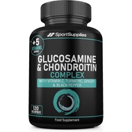 Glukosamin dan Chondroitin Plus 5 s 120 Kapsul Kompleks 1000mg (Menyediakan 530mg Bahan Asas) Chondr