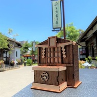 24HR出貨【手作DIY】神社存錢筒 祈願 日本 木質 質感畢業禮物
