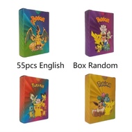 Tel: Game Card Pokémon 55 Gold Foil Pokémon Game Cards PVC Board Game Chess Card Fun Game