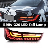 BMW 3 Series G20 LED Dragon Tail Lamp Rear Light Lampu Belakang Smoke & Red