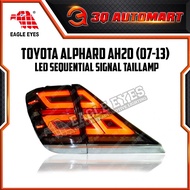 Eagle Eyes Toyota Alphard AH20 Smoke Tail Lamp Light Bar Sequential Signal For 07-13