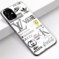 (U 018) Glossy Glass Case Samsung A04 A04e - Casing hp Samsung A04 A04e - Glossy Glass Softcase Sams