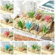 HUMBERTO Artificial Succulents Plants, Mini PVC Flocked Artificial Plants, Fake Plants DIY Realistic Fake Plants Home Decoration