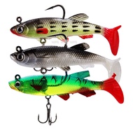 Convenient 8.5cm/14g soft plastic frog-shaped fishing lure, soft fish bait
