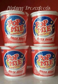 POP MIE | MIE INSTAN CUP RASA AYAM | MI INSTAN | INDOMIE CUP | ENAK