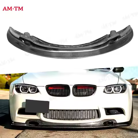 Carbon Fiber For BMW M3 E90 E92 E93 Front lip Car Front Bumper Diverter Spoiler Diffuser Front lip c