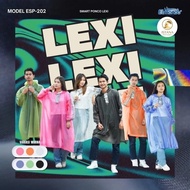 ELMONDO LEXI 202 - Adult Cheerful Sleeve Poncho Raincoat - Rubber Raincoat Raincoat Motorcycle Rainc