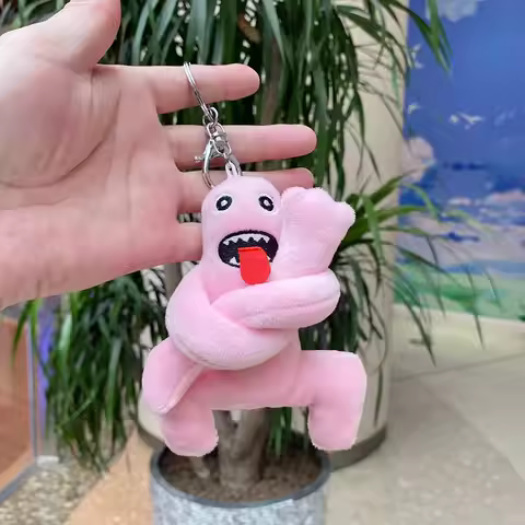 Rainbow Friends Cut Roblox Plush Keychain Soft Stuffed Colorful Game Character Pendant Bag Backpack 