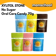 XYLITOL STONE Sugar-Free Oral Care Candy 70g - Probiotics, 10kcal, 7 Flavors | K-Diet