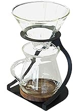 Rondo MISERU Coffee Dripper Stand Glass Pot Dripper Set, Black