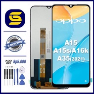 LCD OPPO A15 A15S A16E A16K A35 REALME C11 C12 C15 Original 100% LCD