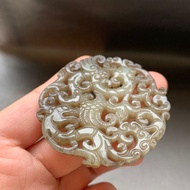 Warring States Xiuyu Ancient Jade Antique Jade Antique Old Jade Bi Jade Pendant Handle Pendant Penda