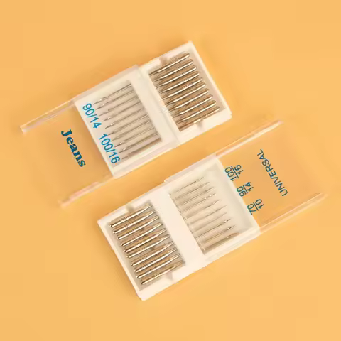 20PCS Jeans Universal Sewing Machine Needles Sewing Machine Supplies for Singer Brother Janome Varma