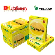 IK Yellow / IK Eco 70gsm A4 Kertas – 1 Kotak (5 Rim) / A4 Paper – 1 Box (5 Reams)