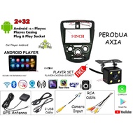 Perodua Axia 2014 - 2022 Android Player 9'' inch IPS Screen Full Hd with OEM casing (PLUG & PLAY) So