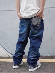 Travis Scott Cactus Jack × Fragment Design 水洗牛仔褲