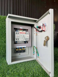 Combiner Box ATS63A ใส่ Pilatlamp แสดงสถานะการใช้งาน  ไฟฟ้าเข้า 2 แหล่งจ่ายไฟ เช่น แหล่งที่1 ไฟจากอิ