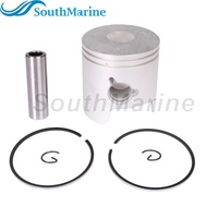 Boat Engine 6H3-11635-01-00 Oversize Piston Set & 6K5-11601-12 Ring for Yamaha 60HP 70HP, 72.25mm 0.
