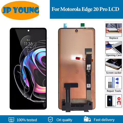 6.7'' Original For Motorola Edge 20 Pro LCD Display XT2153-1 Touch Screen Assembly Digitizer Replace