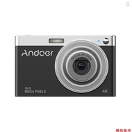 (andoer)Andoer Portable 4K Digital Camera Video Camcorder 50MP 2.88 Inch IPS Screen Auto Focus 16X Z