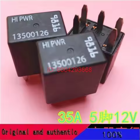 GM Relay 13500126 PA66-GF30 12V 9816 New relay
