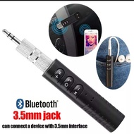 ส่งเร็ว ตัวรับสัญญาณบูลทูธ บลูทูธในรถยนต์ เปลี่ยนลำโพงธรรมดาเป็นลำโพงบูลทูธ Car Bluetooth AUX 3.5mm Jack Bluetooth  Adapter Car Transmitter Auto Music Receivers  ตรงปก