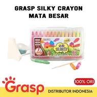MATA GRASP CRAYON 603 JUMBO BIG EYES GRASP CRAYON/ SILKY CRAYON/ WATER SOLUBLE CRAYON/ COLORED CRAYO