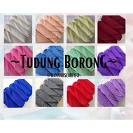 BORONG Tudung Sekolah Hald Scuba &amp; Span/Borong Tudung Kerja Uniform