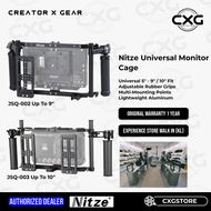 Nitze Universal Director's Monitor Cage with Adjustable Rubber Handles (Up to 10 Inch)