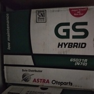 GS Hybrid Astra N70 12 Volt 70 Ampere Aki Mobil Isuzu Panther