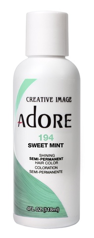 Semi Permanent Hair Color - Vegan and Cruelty-Free Hair Dye - 4 Fl Oz - 194 Sweet Mint (Pack of 1)
