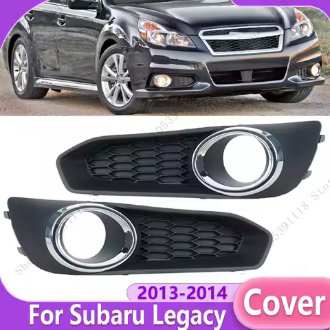 Car Front Bumper Fog Light Cover Grill Foglight Frame Trim Lid Bezel Hood For Subaru Legacy 2013 201