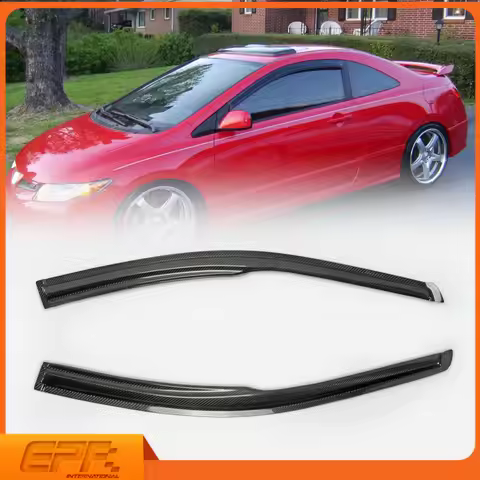 For Civic 8th Gen FG1 FG2 Coupe Window Visors Window Rain Guard Vehicle Side Window Upgrade Parts