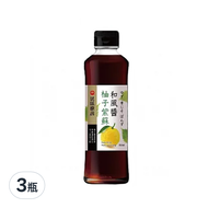 萬家香 玩味廚房 柚子紫蘇和風醬  350ml  3瓶