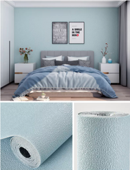 Wallpaper foam Linen Roll Wallpaper Dinding form Dekorasi Kamar Kelas atas - Wallpaper Dinding - Wal