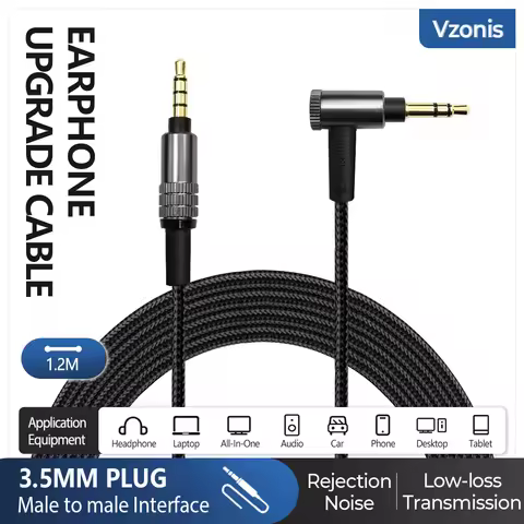 Headphone Cable For SONY WH-H900N 1000XM3/XM2 H800 950 MDR-10r 10rc 10RBT NC200D 100AAP Z1000 Earpho