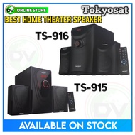 TOKYOSAT TS-911,912,913,915,916 Best Home Theatre Speaker 2.1 channel, Bluetooth/USB input/SD card/T