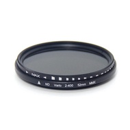 52mm Phone ND Filter ND2 to ND400 Clip-on Variable Neutral Density Filter for Phone Mobile  Phone Ca