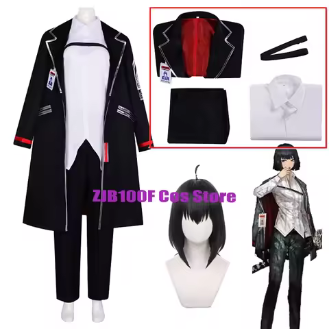 LIMBUS COMPANY Cosplay Anime RyoShu Cosplay Costume Trench Uniforms Suit Halloween Party Men Women C