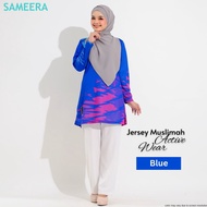Sameera Jersey Muslimah Active Wear Blue