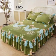 3 IN 1 SET QUEEN SIZE ROPOL CADAR BEDSHEET BEDSHEET SET QUEEN SIZE