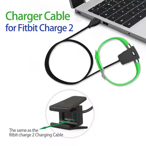 Compatible with Fitbit Charge 2 Charger, Replacement USB Charging Cable Cord Charger Cradle Dock Ada