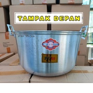 PREMIUM Panci Jumbo 20 Liter Tebal Alumunium EDEA PANCI MEREBUS AIR UKURAN BESAR ANTI KARAT ANTI BOC