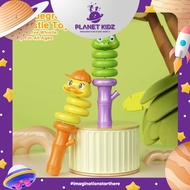 PLANETKIDZ FK444 Creative Whistle Children's Toy 3D Shape Whistle Balance Game 360 Rotate Rattle Roc