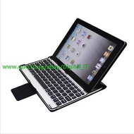 Wireless Bluetooth Keyboard Leather Cover for ipad 3 New iPad- laptop keyboard