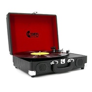 ARKY Selection經典木質手提箱黑膠唱機ClassicSuitcase-黑森林款