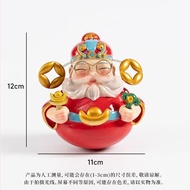 God Of Wealth Tumbler Ornament Home Decor Room Decor Decoration Living Room Aesthetic Office Table D
